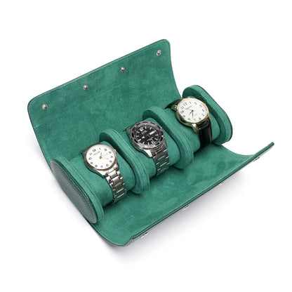 Leather Travel Case Watch Roll Luxury Storage Pouch Box 1 2 3 Slot