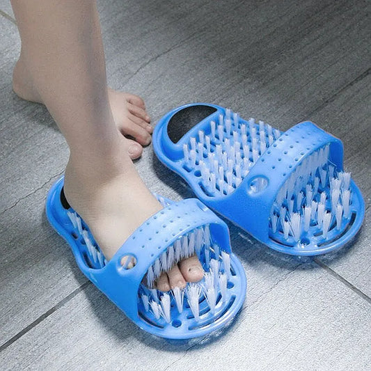 Foot File Washing Tool Lazy Foot Brush Stone Massage Dead Skin Remover Slippers