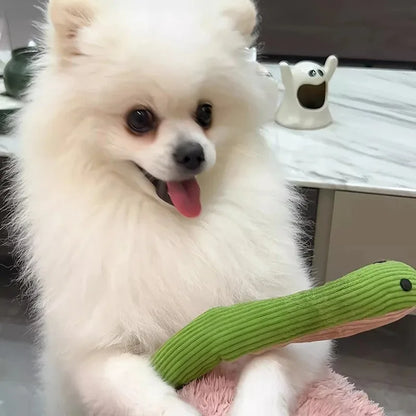 16.5 Inch Interactive Dog Snake Kick Toy for Indoor Cats - Soft Plush
