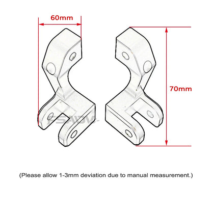 For BMW R1300GS R 1300 GS 2023-2024 Passenger Footpeg Lowering Relocation Kit