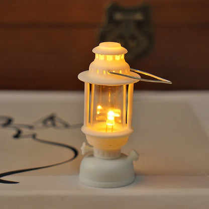 Mini Simulation Cande Light Lantern Night Light 4pcs Plastic Home Decor