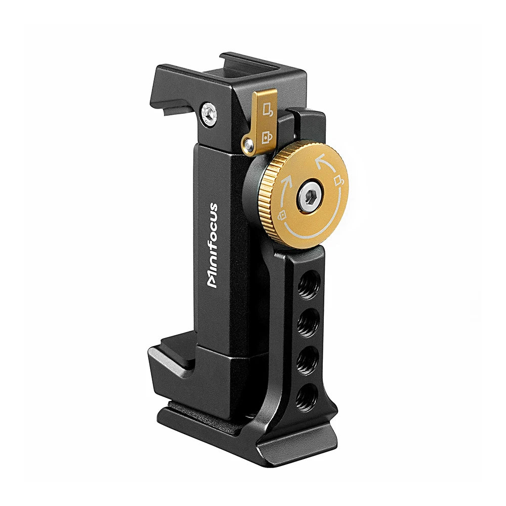 Metal Cell Phone Tripod Mount Smartphone Holder Adapter Aluminum w Cold Shoe Arca for iPhone 13 12 11 Max Pro X XR Xs 6 7 8 Plus-EXPROTAS