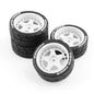 4Pcs RC Car Accessories Tyres for HPI TT02 XV0 Rally Drift Parts