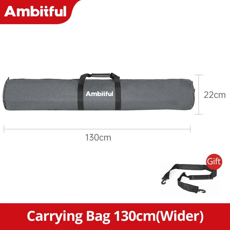 AMBITFUL TB PRO Tripod Bag 50–140cm Padded Carry Case w/ Shoulder Strap