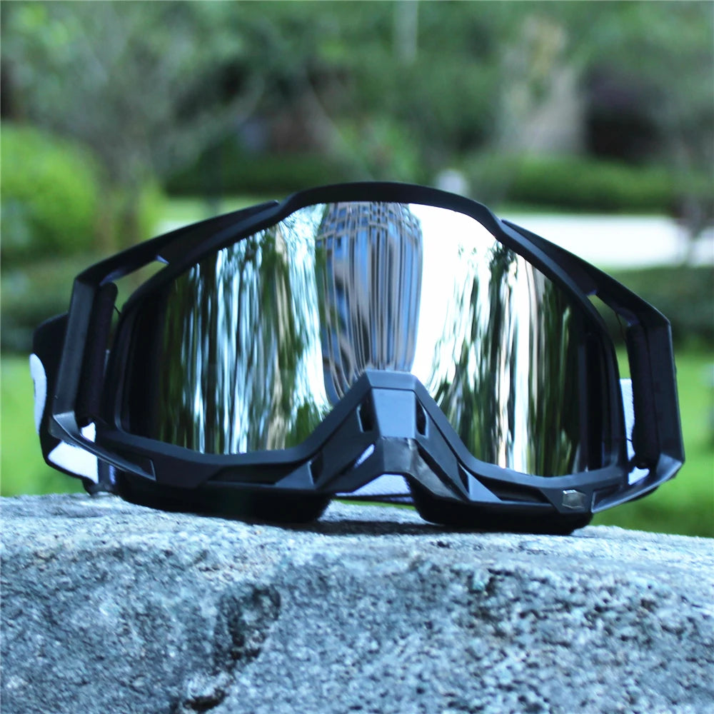 Motorcycle Sunglasses Men Motocross Protective Goggles Night Vision Vintage Driving MTB Casco