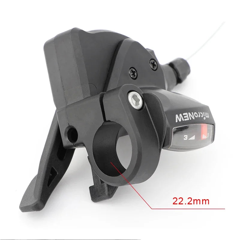 MicroNEW MTB Shifter Lever 3x7 3x8 3x9 3x10 3x11 Speed Front Rear Trigger Shift