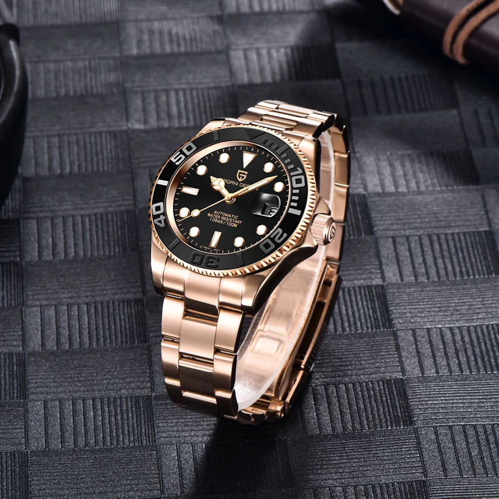 PAGANI Design Men’s Automatic Watch Sapphire Stainless Steel Waterproof Luxury Sport