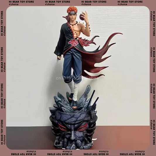 29cm Classic Naruto Pain Figurine Gk Action Figures Model PVC Statue Collectible Decoration Desktop Ornament Birthday Toys Gift-EXPROTAS