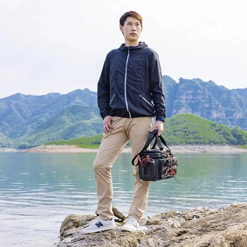 Portable Shoulder Bag Waterproof Multi-Purpose Fishing Camping Gear