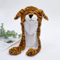 Tiger Ear Moving Hat Cartoon Long Ears Cold Weather Animal Earmuff