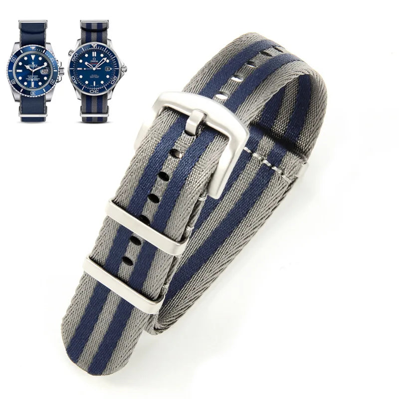Nato Nylon Strap 20mm 22mm Military Watch Band Army Diver Wristwatch