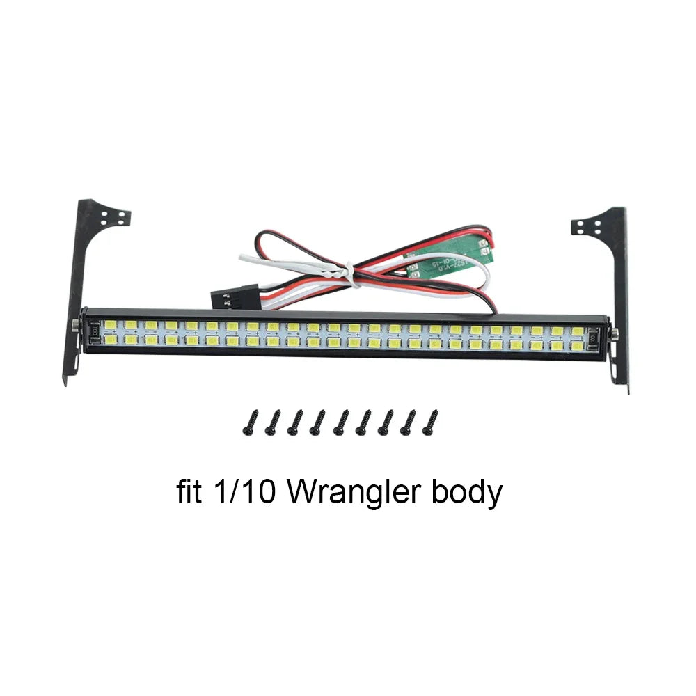 4/6 LED RC Crawler Roof Light Bar Search Lamp 1/10 TRX4 TRX6 SCX10 D90
