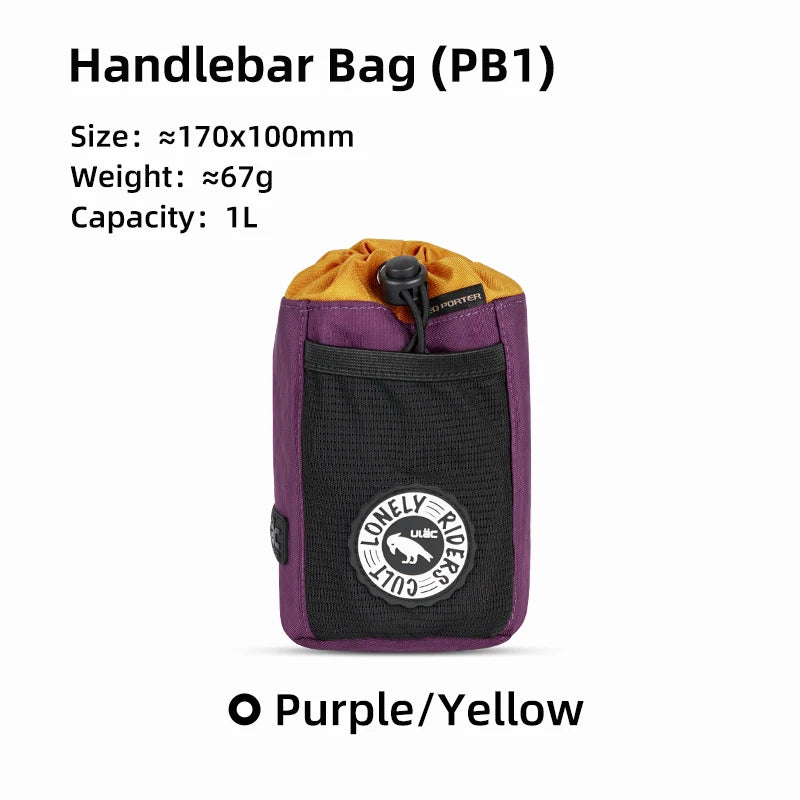 Insulated Handlebar Stem Bag C-HOLD Water Bottle Pouch Bikepacking Touring