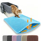 Cat Litter Mat Non-Slip Double Layer Big Box Filter Mat for Pets