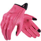 Suomy Vintage Goatskin Motorcycle Gloves Brown Retro Leather Summer Unisex