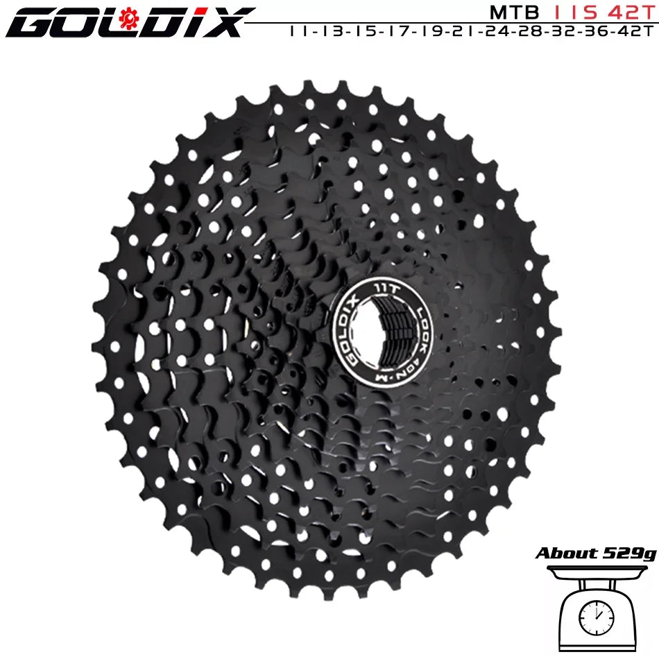GOLDIX MTB Cassette | 8–12 Speed 40T–52T Freewheel Sprocket for Shimano/SRAM