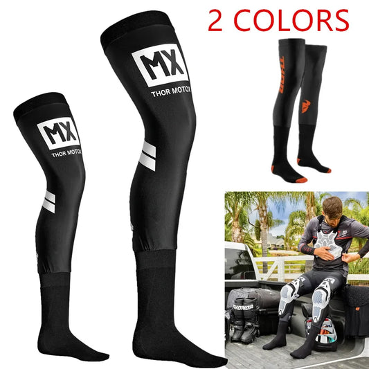 2023  Motorcycle Compression Knee Brace enduro Sock Top Motocross Socks ATV MX Knee Protection Sport moto sock-EXPROTAS