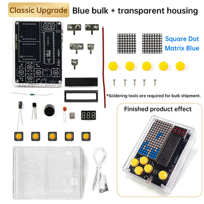 DIY Pixel Game Console 51 Single-Chip Soldering Machine Puzzle Electronic