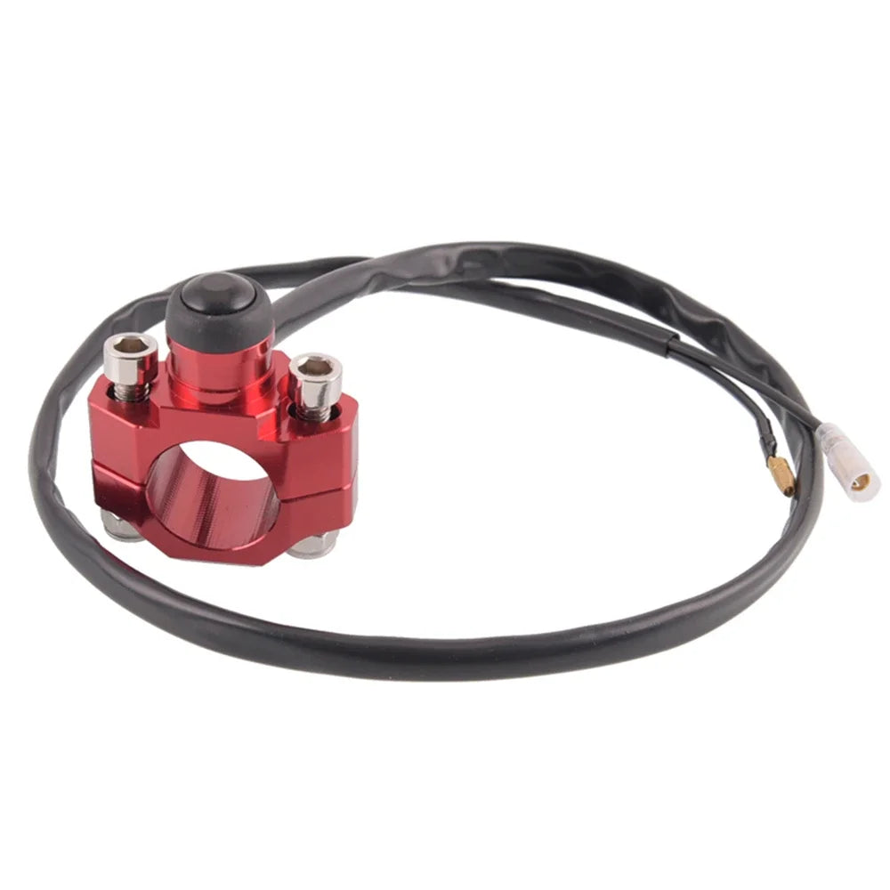 Universal CNC Start Stop Kill Switch with Rotating Bar Clamp for KTM Honda Yamaha