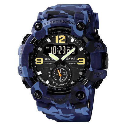 SKMEI 1637 Men’s Military Digital Watch Camo Waterproof Shockproof Sport