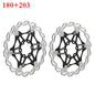 BUCKLOS MTB Floating Disc Brake Rotors 2pc 160mm 180mm 203mm Bicycle
