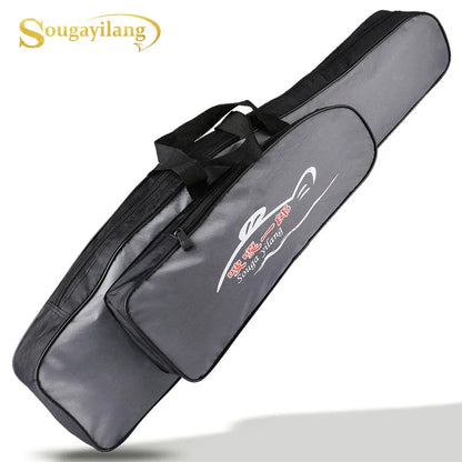Fishing Rod Bag Sougayilang Single Layer Nylon Tackle Carry Storage Case