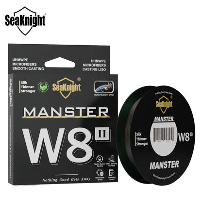 SeaKnight W8 II 500M PE Braided Fishing Line 8 Weaves Si+ Coating Salt Fresh