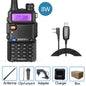 Baofeng Walkie Talkie UV 5R 5W 8W Dual Band Ham Two Way Radio Vhf Uhf FM Radio Handheld Transceiver Hunting Long Range-EXPROTAS