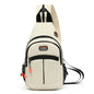 Shoulder Bag Backpack Men Women Crossbody Sling Travel Rucksack USB 2023