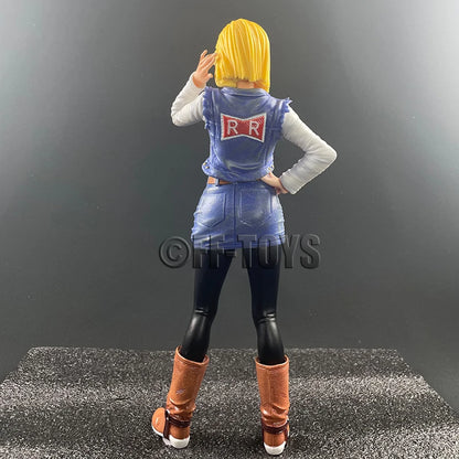 Anime Dragon Ball Z Android 18 Figure Android 18 26cm PVC Action Figurine Collection Model Toys For Children Gifts-EXPROTAS