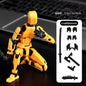 Multi-Jointed 3D Printed Shapeshift Robot Mannequin Lucky 5 Action Figure