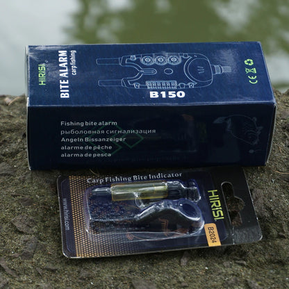 Hirisi Carp Fishing Bite Alarm Set with Swingers LED Indicator Coarse Fishing