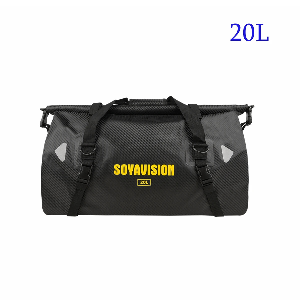 Waterproof Motorcycle Roll-Top Dry Tail Bag Backpack 20-66L