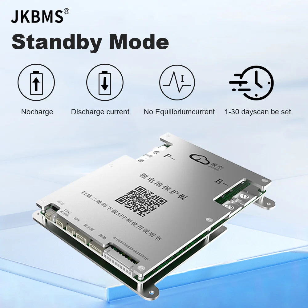 12V 24V Smart Battery BMS 2A Active Balance Rechargeable Li-ion JK