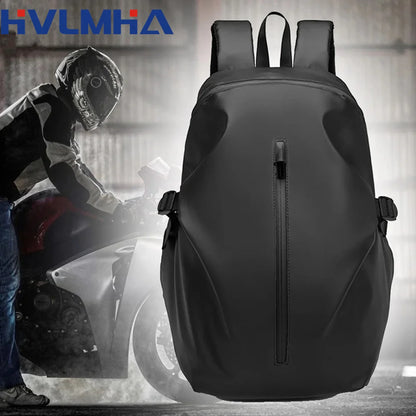 Waterproof Motorcycle Helmet Backpack Large Capacity Reflective Travel Bag