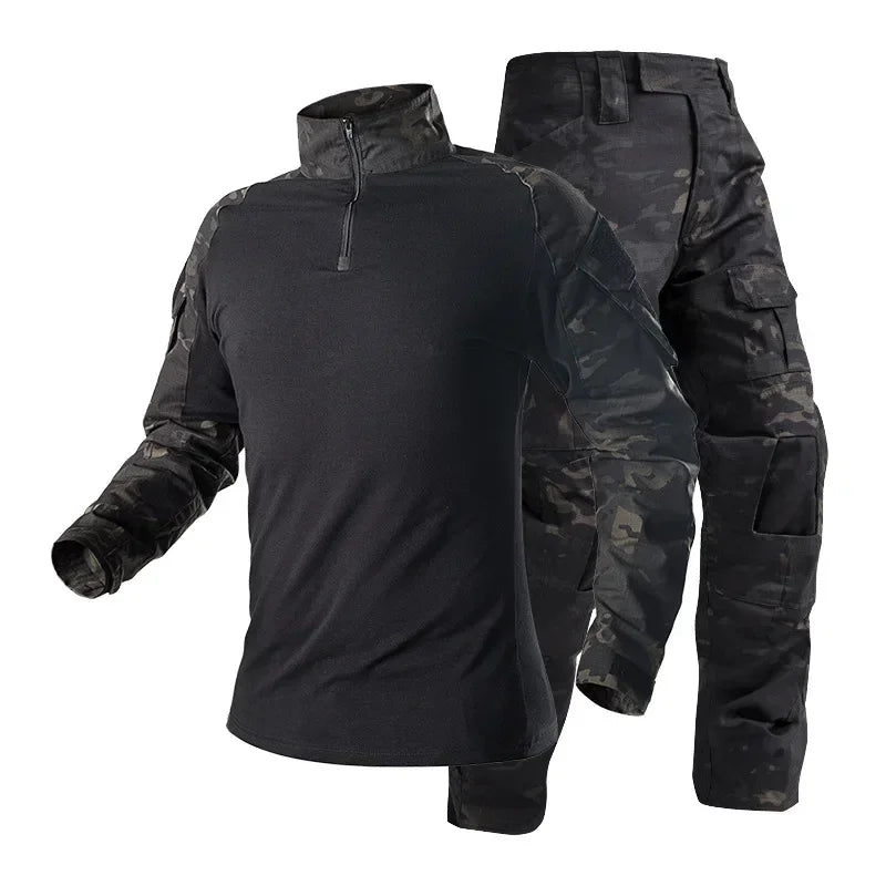 Tactical Uniform Suit Airsoft Hunting Camouflage Pants Shirts Military Clothing