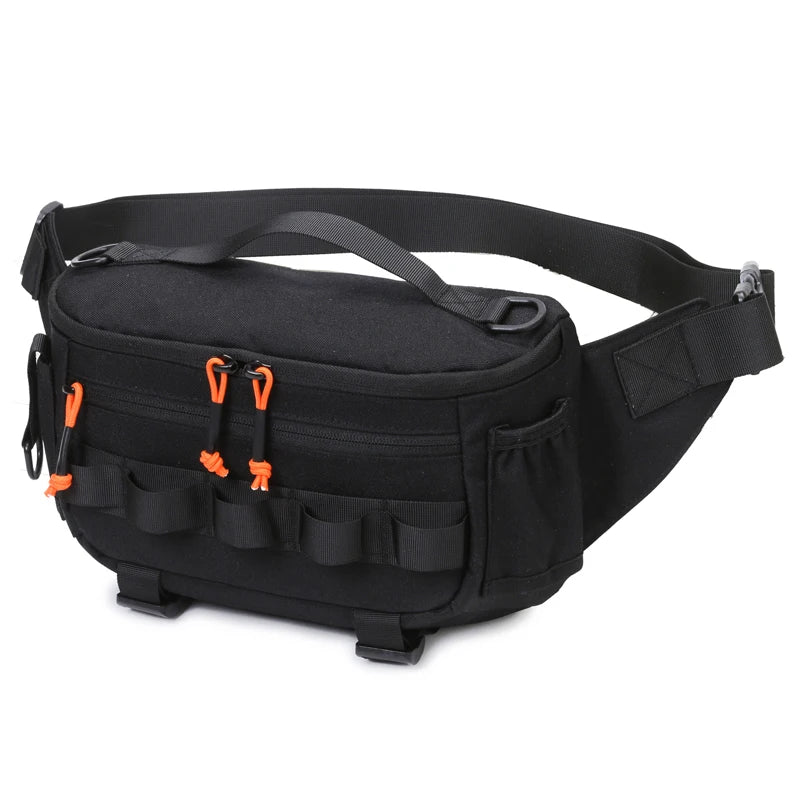 Fishing Chest Bag Tactical Outdoor Pack for Men Women Hiking Cycling