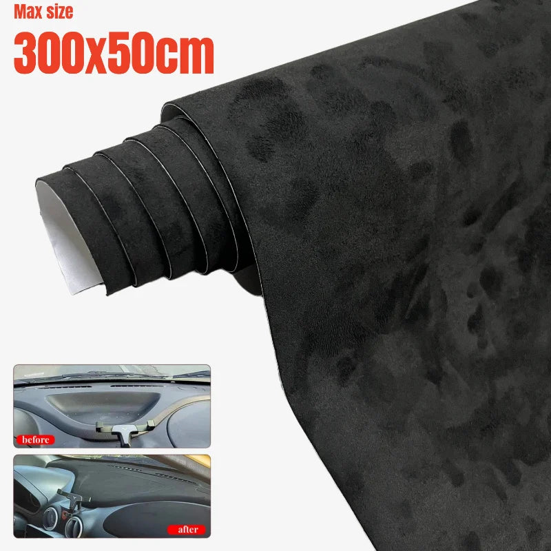 Fabric Repair Tape Suede Self Adhesive Roll for Car Interior Dashboard