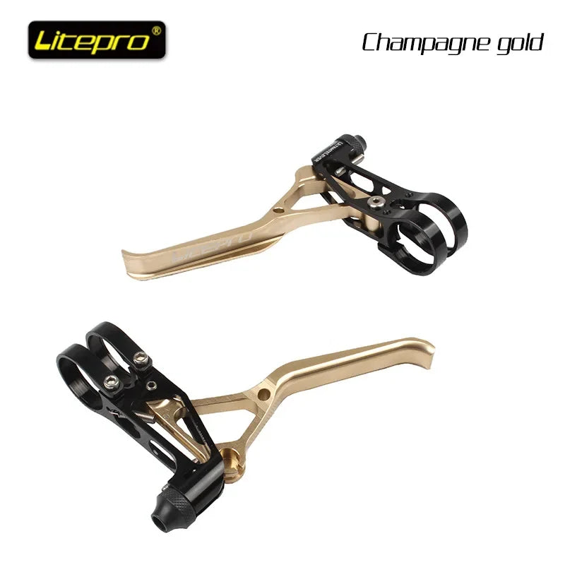 LP Litepro Ultralight CNC Folding Bike V-Brake Lever 64g for Road Small Wheel