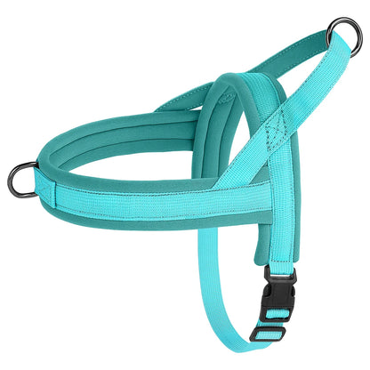 Padded Dog Harness Vest Adjustable Reflective No Pull Soft Puppy Pet