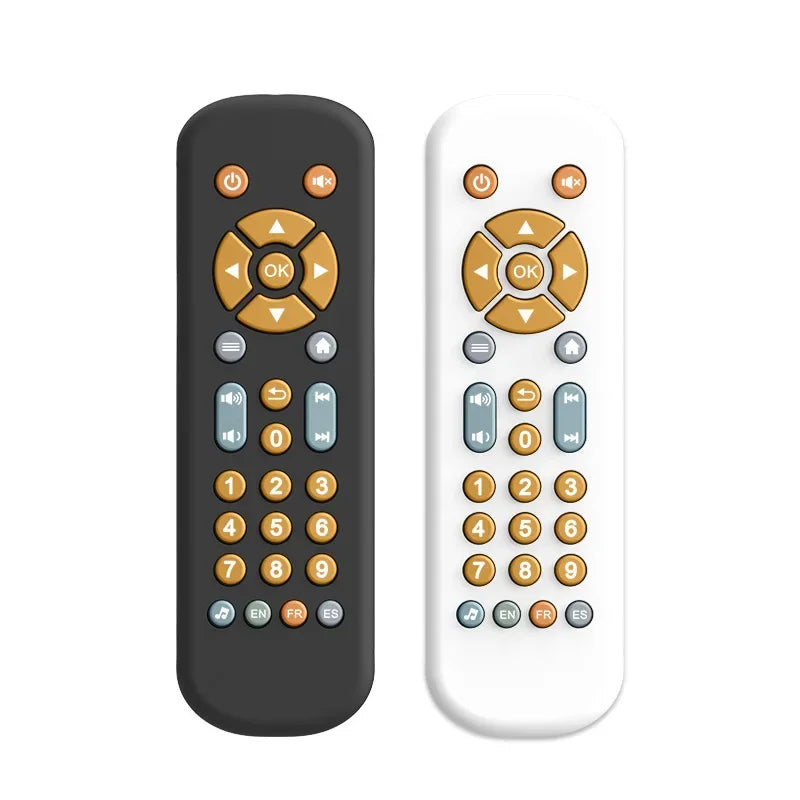 Tv Remote Control Toy for Baby with Music and Light Educational Infant Toy