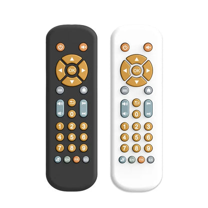 Tv Remote Control Toy for Baby with Music and Light Educational Infant Toy
