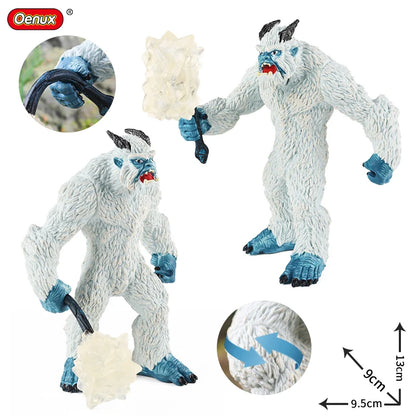 Oenux Fantasy Animal PVC Figure Dragon Dinosaur Golem Turtle Bull Orangutan - EXPROTAS