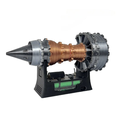 TR900 Super Turbofan Engine Model Brushless Motor Function Fan Electric Buffer 3D Printing Process Boutique Toy Collection-EXPROTAS