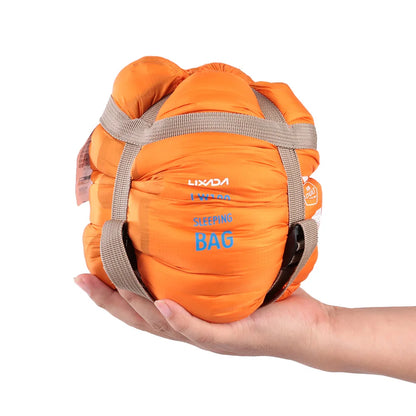 LIXADA 190*75cm Envelope Sleeping Bag Adult Camping Outdoor Mini Walking beach Sleeping Bags Ultralight Travel Bag Spring Autumn-EXPROTAS