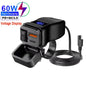 Dual USB Socket Motorcycle Charger 60W Waterproof PD QC3.0 Voltmeter Handlebar