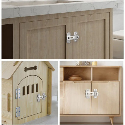 Barn Door Latch Sliding Right Angle Bolt Wine Cooler Closet Baby Safety