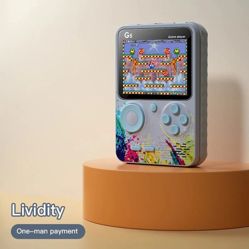 G5 Mini Handheld Game Console Retro Portable LCD Player 8-Bit Gaming