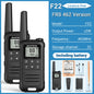 2Pcs Walkie Talkie Baofeng F22 Long Range PMR446 2-Way Radio for Camping