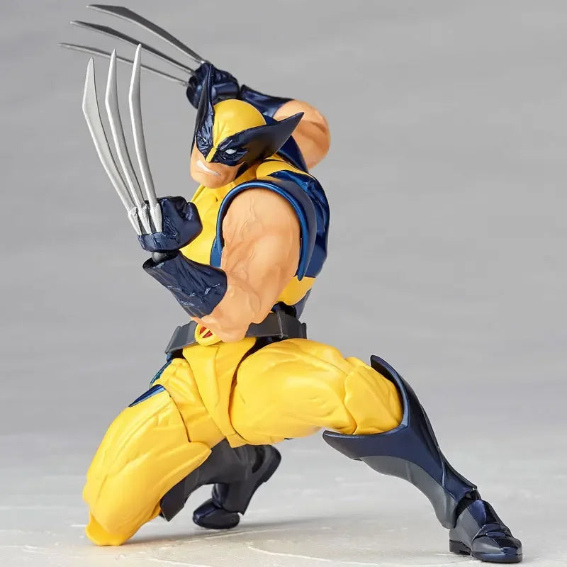 Revoltech YAMAGUCHI Wolverine Action Figure Wolverine Logan Toys X-Men Model Toy Joint Movable Doll Decor Birthday Gift For Kids-EXPROTAS